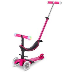 Micro Kickboard Micro Mini2Grow Magic LED Scooter - Pink