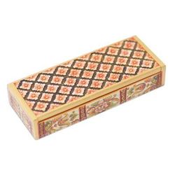 Bedugul Gardens,'Hand-Painted Crocodile Wood Jewelry Box'