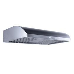 Low Profile Under-Cabinet Range Hood, Ducted, 900 CFM, Modern design Stainless Steel Finish | Proline PLJW 125 / 30 inches wide