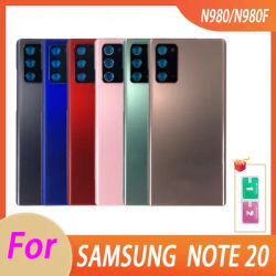 New For Samsung Note 20 Battery Back Cover Panel Rear Door Housing Case Camera Lens Replace