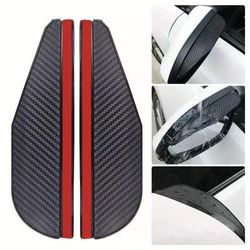TEMU 4pcs(2pair) Car Rear View Wing Mirror Sun Shade Shield Rain Board Eyebrow Guard Universal
