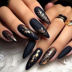 TEMU 24pcs Shaped -on Set, Matte , Length, Removable Art