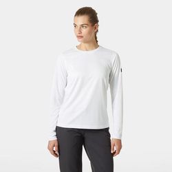 Helly Hansen Women's Tech Crew Long Sleeve 2.0 White L