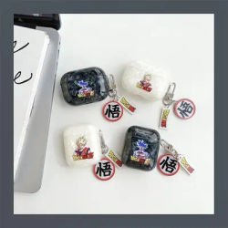 Dragon Ball Sayajins Goku Adatto per Airpods Pro2 Custodia protettiva Cartoon Custodia per cuffie wireless di seconda e terza generazione