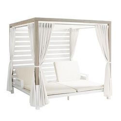 Resort Daybed Replacement Cushions - Quick Dry, Air Blue - Frontgate