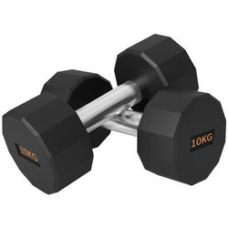 TEMU Dumbbells Set, Hand Weights Pair With 12-sided Shape And Non-slip Grip For Men Women Home Gym Workout