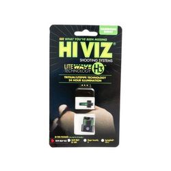 HiViz Litewave H3 Tritium/litepipe Sight Set For S&w 9ez Shield Black - 9EZN321
