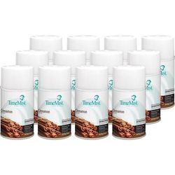 Timemist 1042746CT Cinnamon Premium Air Freshener Spray, Aerosol, 5.3 fl oz (0.2 quart), Cinnamon, 30 Day, 12/Carton, Long Lasting, Odor Neutralizer