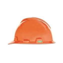 MSA V-Gard Protective Caps, Fas-Trac III, 7 1/2 - 8 1/2, Hi-Viz Orange (454-489364)