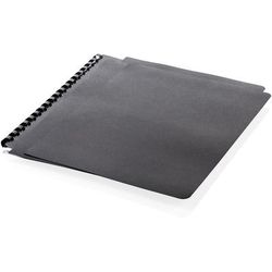 Mead 4000129 Presentation Cover, Round Corner, 8-3/4"Wx11-1/4"L,125/Bx,Bk - Box of 125
