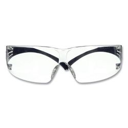 3M SF201SGAFBLU SecureFit Protective Eyewear, 200 Series, Dark Blue Plastic Frame, Clear Polycarbonate Lens MMMSF201SGAFBLU