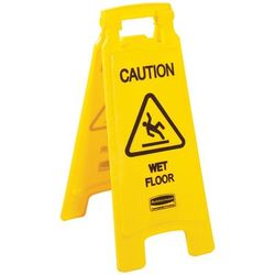 Wet Floor Sign - 2-Sided English Stand, Each (JAN106)