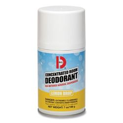 Big D Industries 451 Metered Concentrated Room Deodorant, Lemon Scent, 7 oz Aerosol, 12/Carton - Case of 12