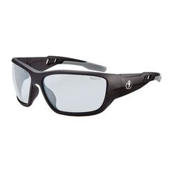 Ergodyne 57085 Skullerz BALDR Anti-Scratch/Anti-Fog Safety Glasses, Matte Black Nylon Frame, In/Outdoor Polycarb Lens, Ships in 1-3 Bus Days
