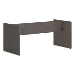 Hon TBL96BSELS1 Slab Base, f/Mod 96"Wx42"D Rectangular Top, Slate Teak HONTBL96BSELS1