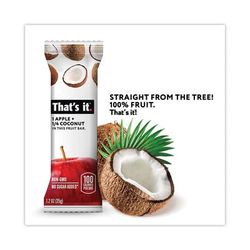 That’s it. Nutrition Bar, Gluten Free Apple and Coconut Fruit, 1.2 oz Bar, 12/Box (GRR30700256)