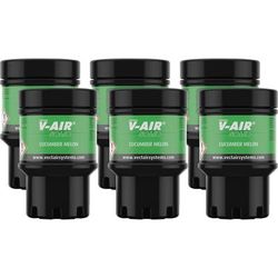 Vectair Systems SOLIDMEL V-Air MVP Dispenser Fragrance Refill, Cucumber Melon, 6 / Carton - Case of 6 VTSSOLIDMEL