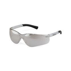 MCR Safety BearKat BK3 Series Safety Glasses, Indoor/Outdoor Clear Mirror Lens, Duramass Scratch-Resistant, Clear Frame (135-BK319)