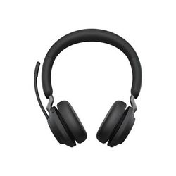 Jabra Evolve2 65 Headset - Microso Ft Teams Certification - Stereo - Wireless - Bluetooth - 98.4 Ft - Over-The-Head - Binaural - Supra-Aural