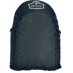 Ergodyne Proflex 350 Gel Knee Pad, Hook-And-Loop, Black