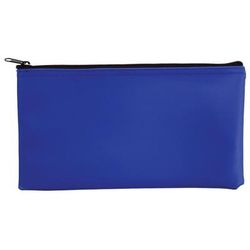 Control Group Controltek Bank Deposit Bag, 11" X 6", Blue, Pack Of 3