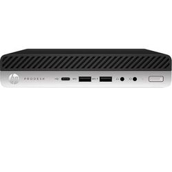 HEWLETT PACKARD CO HP ProDesk 600G4 Mini Refurbished Desktop PC, Intel i5, 16GB Memory, 256GB Solid State Drive, Windows 10 Pro, NVIDIA GeForce RTX 2080