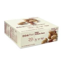 Thinkthin High Protein Bars Chunky Peanut Butter, 2.1 Oz, 10 Count