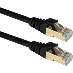 Qvs 3 Ft Cat7 10Gbps S-Stp Flexible Molded Patch Cord - 3 Ft Category 7 Network Cable For Network Device - First End: 1 X Rj-45 Network - Male - Second End: 1 X Rj-45 Network - Male - Patch Cable - Shielding - Gold Plated Contact