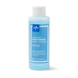 Medline Sparklefresh Alcohol-Free Mouthwash, 4 Oz, Pack Of 60