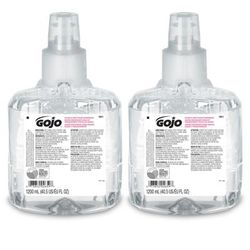 Gojo Ltx-12 Clear & Mild Foam Hand Wash Soap, Unscented, 40 Oz, Case Of 2 Bottles