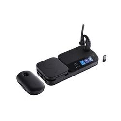 Yealink Teams Mono Bluetooth Wireless Headset Workstation Pro, Black, Yea-Bh71-Work-Pro