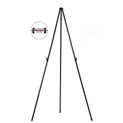 Mastervision Instant Display Easel, Heavy Duty, 15" To 63" High, Steel, Black