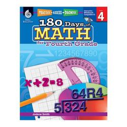 Shell Education 180 Days Of Math Practice, Grade 4