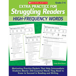 Scholastic Extra Practice For Struggling Readers: High-Frequency Words