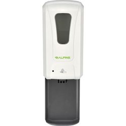 Alpine Wall Mount Automatic Gel Hand Sanitizer Dispenser, 18-1/8"h X 6"w X 4-1/2"d, White