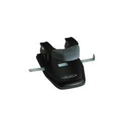 Swingline Comfort Handle 2-Hole Punch, Black/gray