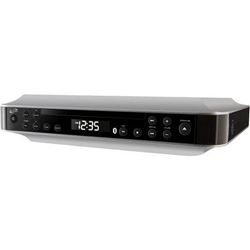 Ilive Ikbc384S Cd-Rw/cd-Da Bluetooth Under-Cabinet Music System, Silver