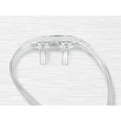 Medline Soft-Touch Oxygen Cannulas, Adult, Standard Connector, 14', Pack Of 50
