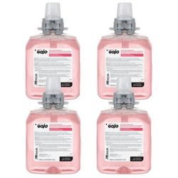 Gojo Fmx-12 Luxury Foam Hand Wash Soap, Cranberry Scent, 42.27 Oz, Carton Of 4 Bottles