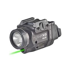 Streamlight TLR-8 G Sub For Hellcat LEDWeapon Light w/ Green Laser CR123A Lithium White 500 Lumens Black 69439