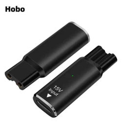 Hobo 15V HQ8505 Type-C Shaver Adapter Charging Converter for Philips Norelco One Blade QP6520 QP6530 QP6510 Beard Trimmer