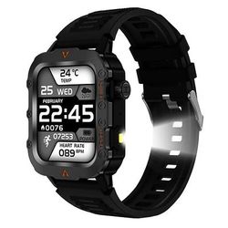 q11 smart watch 1.73 pollici smartwatch fitness running watch bluetooth contapassi promemoria chiamate activity tracker compatibile con android ios donne uomini chiamate in vivavoce impermeabile