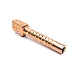 ZEV Technologies Glock 17 Gen 1-4 9mm Luger Optimized Match Non-Threaded Pistol Barrel 1-14 Twist Bronze PVD BBL-17-OPT-BRZ