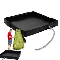 Camping Shower Tent Floor Base Outdoor Tent Shower Tray Folding Shower Pan Pets Shower Basin Base For Camping Travel