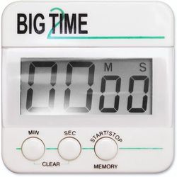 Ashley 102100 Magnetic Digital Timer, Black/White ASH102100