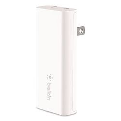 Belkin BOOST CHARGE Dual Wall Charger with PPS + USB-C Cable with Lightning Connector, White (BLKWCB007DQ1MWH)