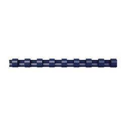 Fellowes Plastic Comb Bindings, 3/4" Diameter, 150 Sheet Capacity, Navy, 100/Pack (FEL52392)