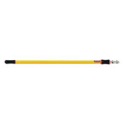 Rubbermaid FGQ76500YL00 HYGEN 48-96" Quick-Connect Extension Pole, Aluminum, Yellow
