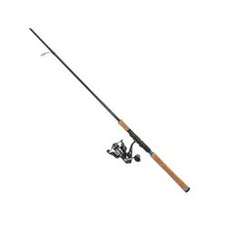 Quantum Benchmark Spinning Reel and Rod Combo 7ft 1-PC Light Fast Rod Graphite Composite Blank SZ 2500 Reel 5+1 Bearings 6.2-1 Ratio Silver/Blue
