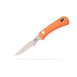 Knives of Alaska Cub Bear Fixed Blade Knife 2.75in CPM MagnaCut Stainless Steel Caping Blade Santoprene Orange Handle 00025FG